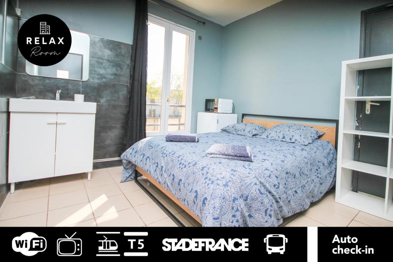 08 - Chambre Proche Paris Et Transports Avec Tv Wifi Saint-Denis  Ngoại thất bức ảnh